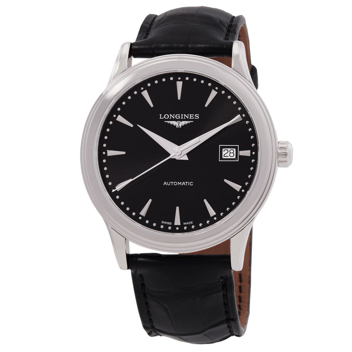 Longines Flagship Automatic Black Dial Men's Watch L4.984.4.59.2
