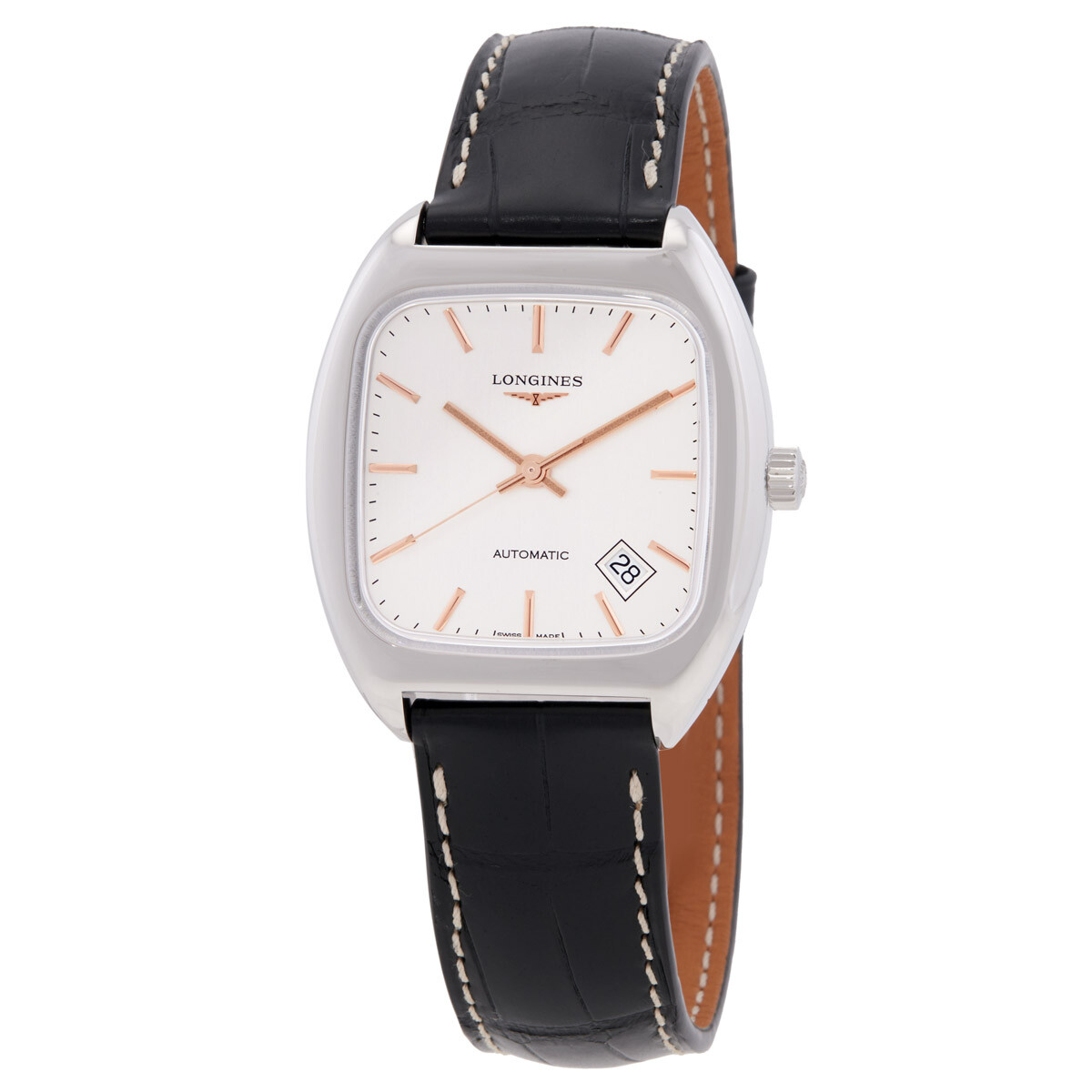 Longines Heritage Automatic Silver Dial Unisex Watch L2.310.4.72.3