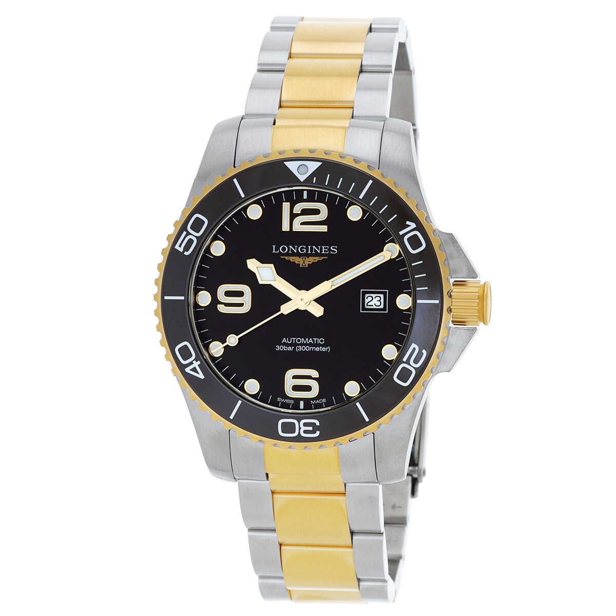 Longines HydroConquest Automatic Black Dial Men's Watch L37823567