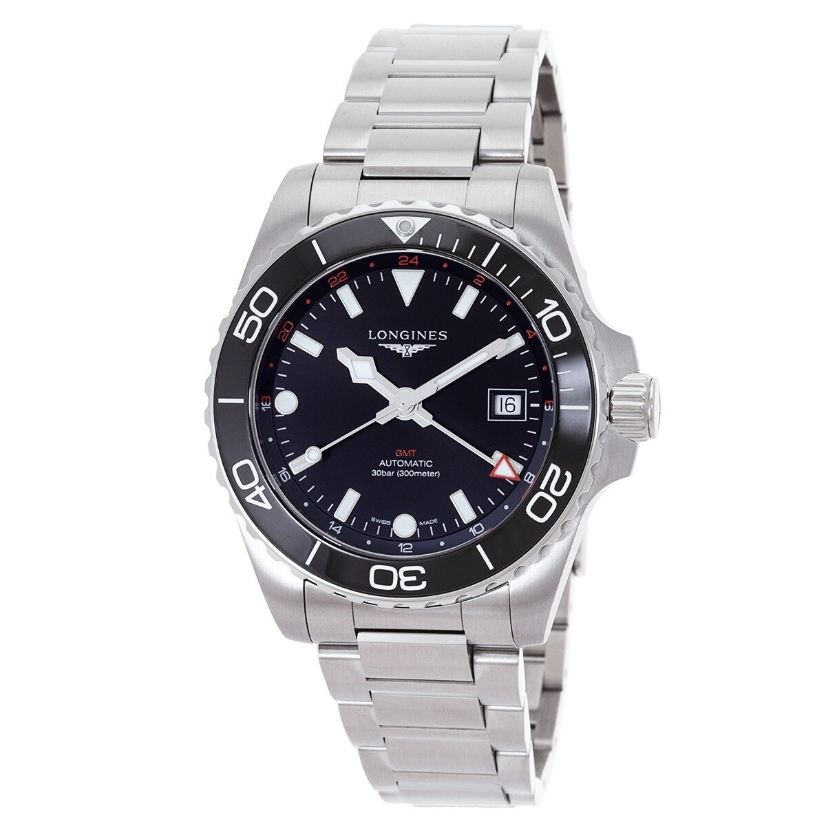 Longines Hydroconquest Automatic Black Dial Men's Watch L3.790.4.56.6 Longines Hydroconquest Automatic Black Dial Men's Watch L3.790.4.56.6