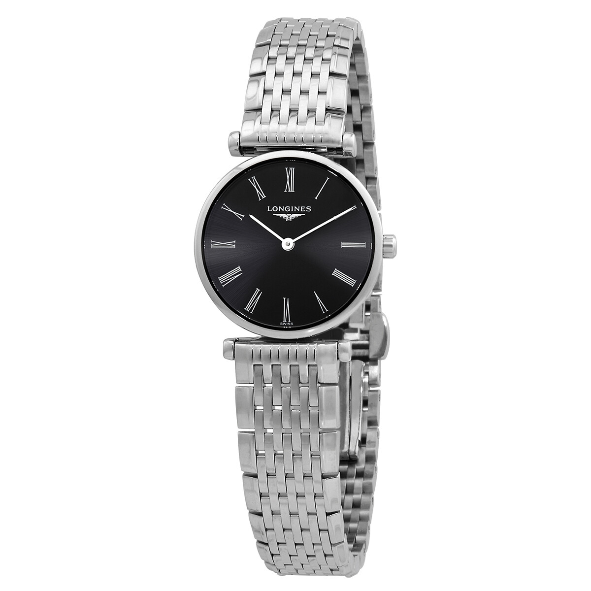 Longines La Grande Black Dial Stainless Steel Unisex Watch L42094516