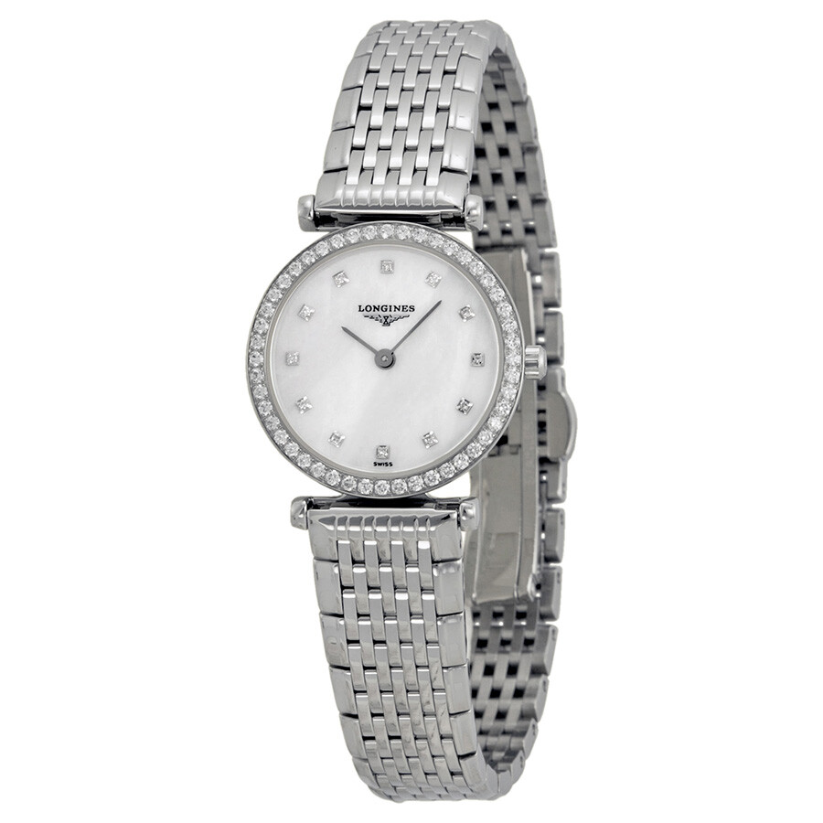 Longines La Grande Classique Mother of Pearl Diamond Ladies Watch L4.241.0.80.6