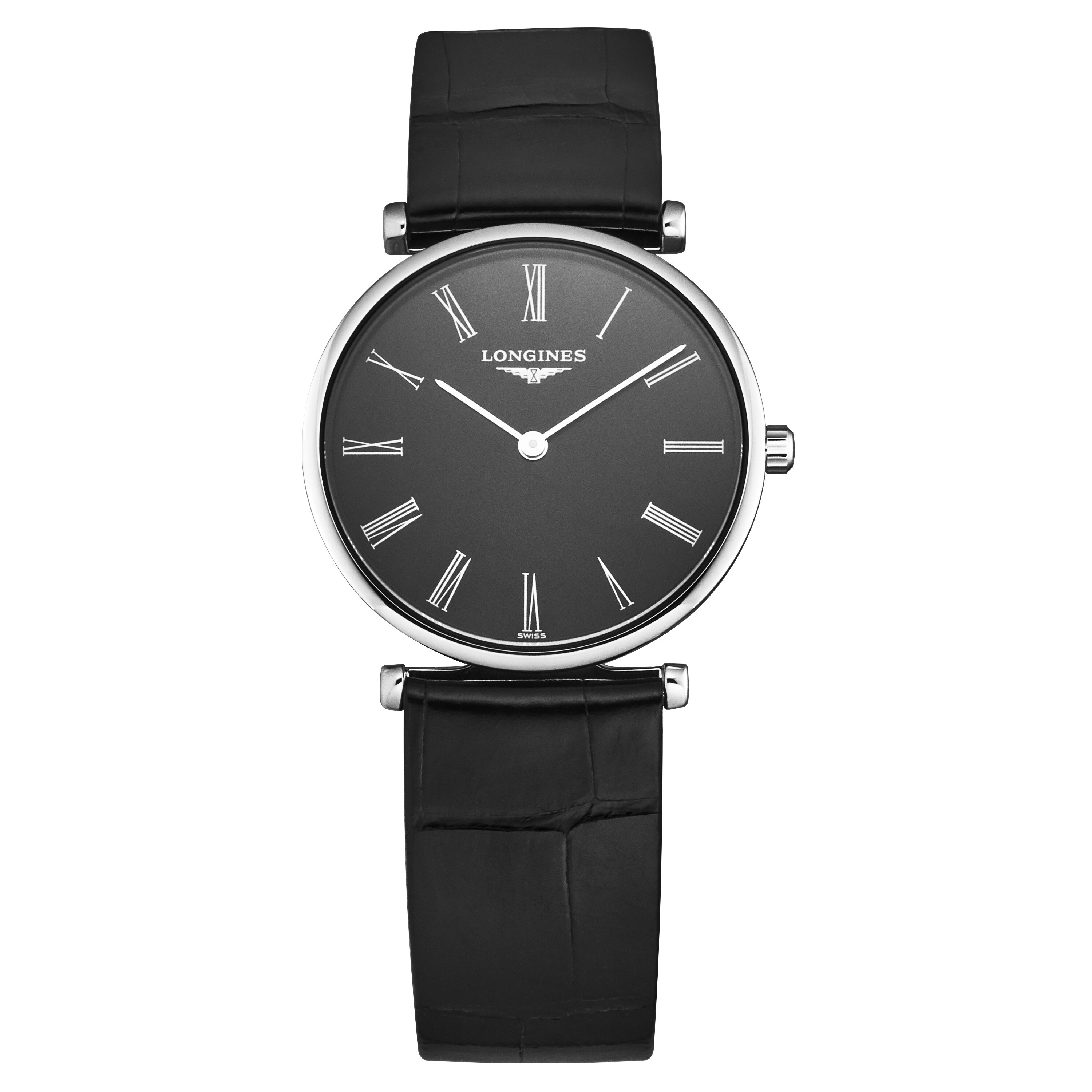 Longines La Grande Classique Quartz Black Dial Ladies Watch L4.512.4.51.2