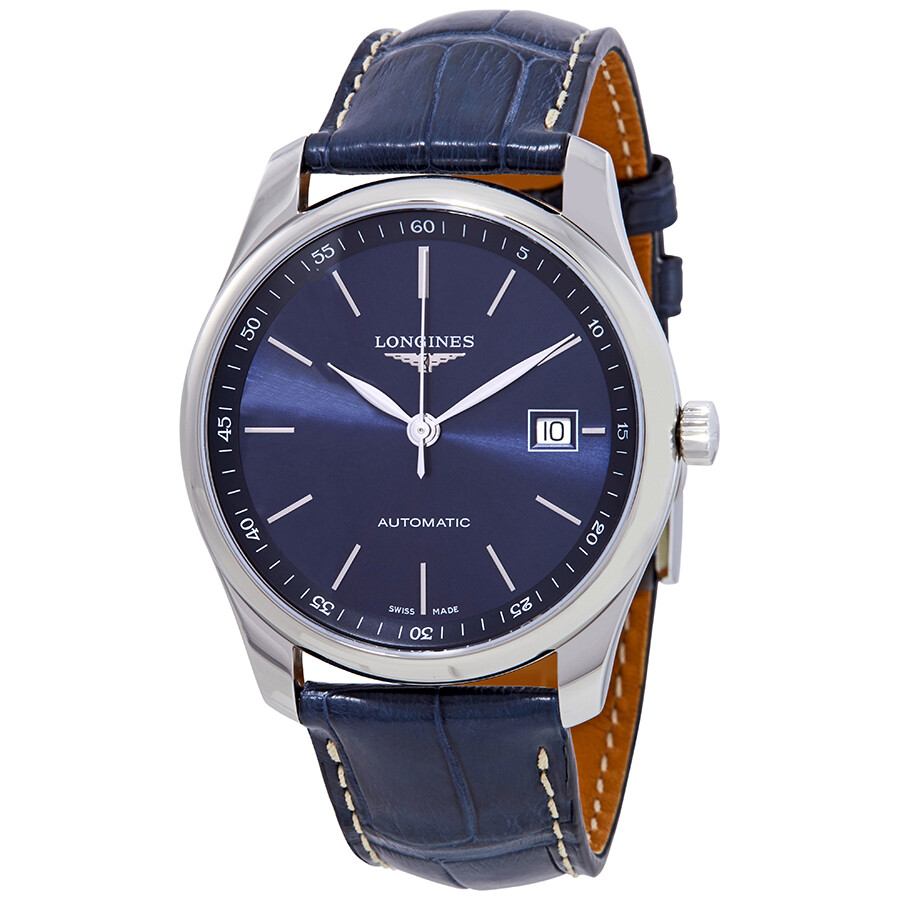 Longines Master Automatic Blue Dial Blue Leather Men's Watch L27934920