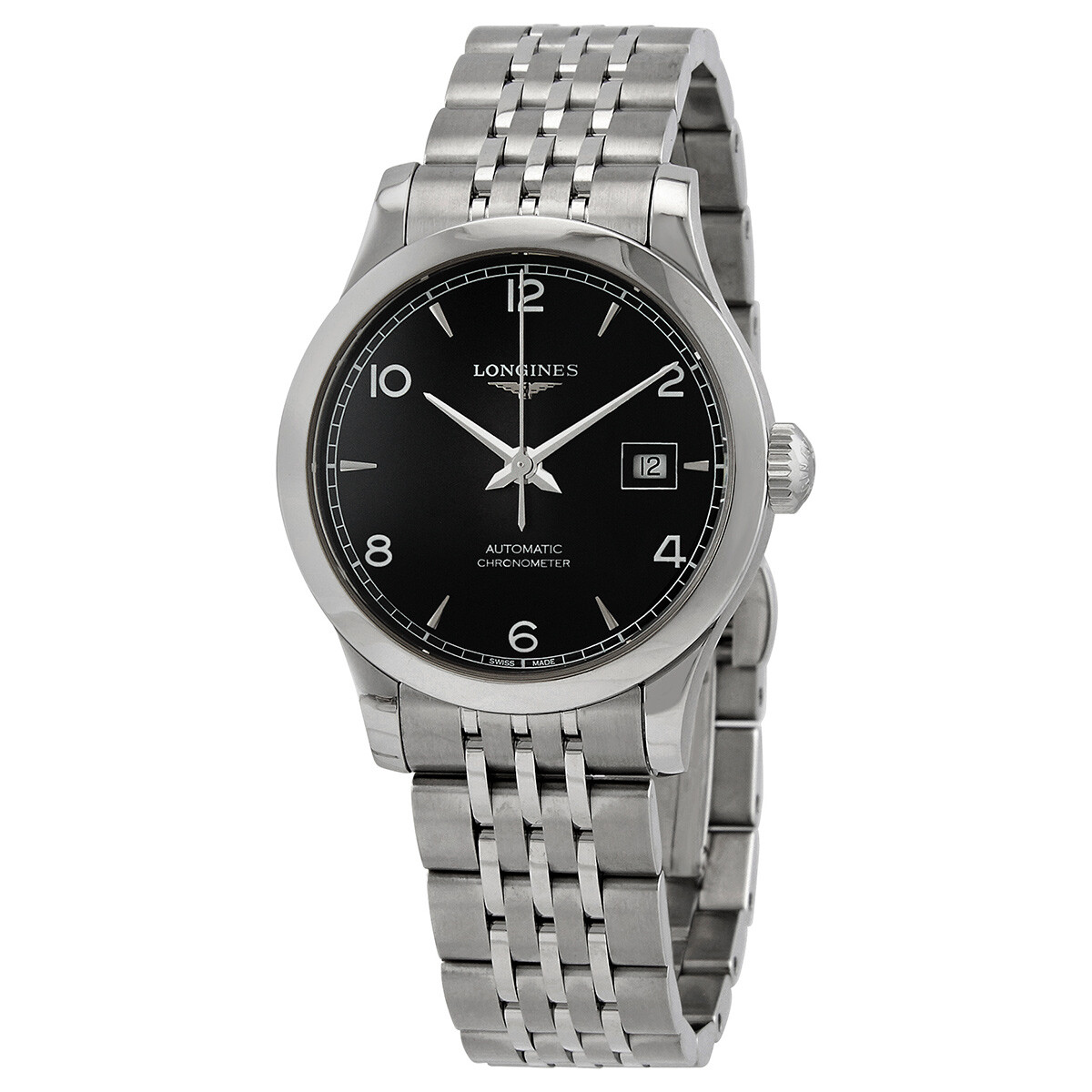 Longines Record Automatic Black Dial Ladies Watch L23214566