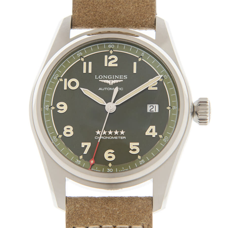 Longines Spirit Automatic Chronometer Green Dial Men's Watch L3.810.4.03.2