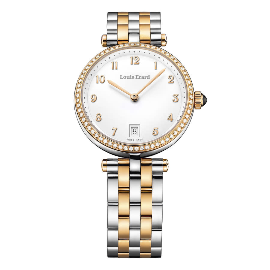 Louis Erard Romance Quartz White Dial Ladies Watch 11810SB40.BMA27