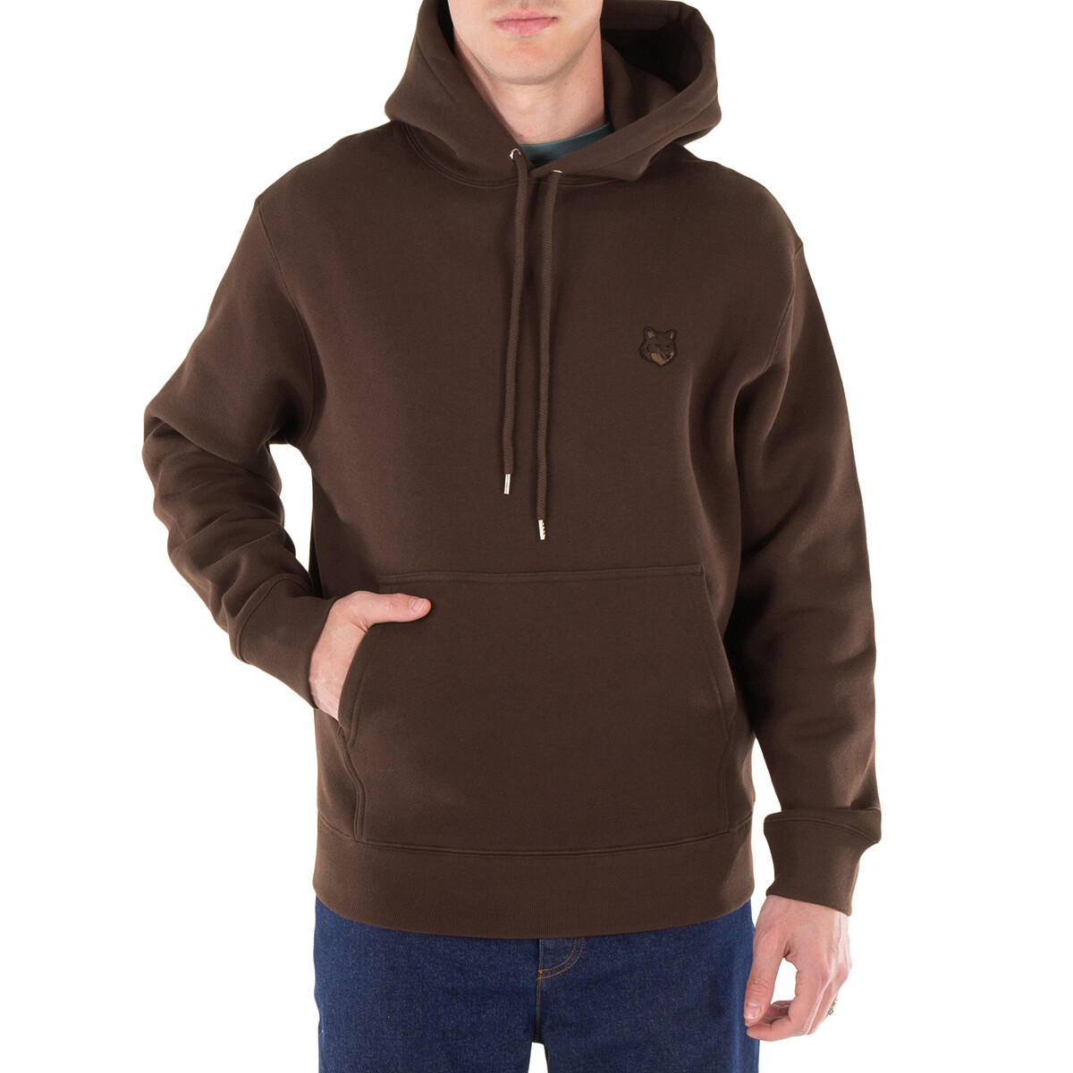 Maison Kitsuné Men's Cropped Pleated Chino Pants, Brand Size 44