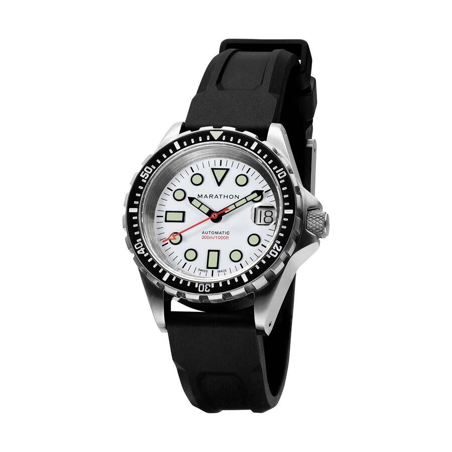 Marathon 36Mm Osar-D Arctic Edition Automatic White Dial Unisex Watch WW194026SS-2530-KIT