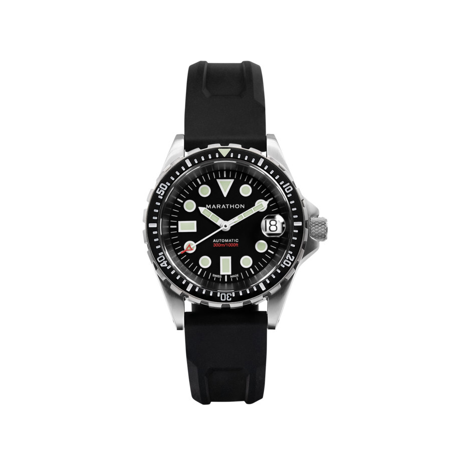 Marathon 36Mm Osar-D Black Dial Unisex Watch WW194026SS-2030-KIT