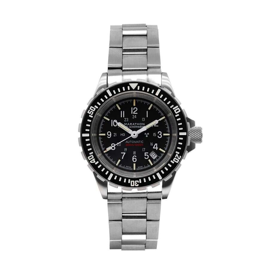 Marathon Gsar Automatic Black Dial Men's Watch WW194006SS-0009