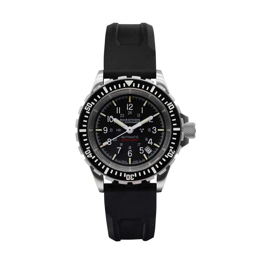 Marathon Gsar Automatic Black Dial Men's Watch WW194006SS-0030