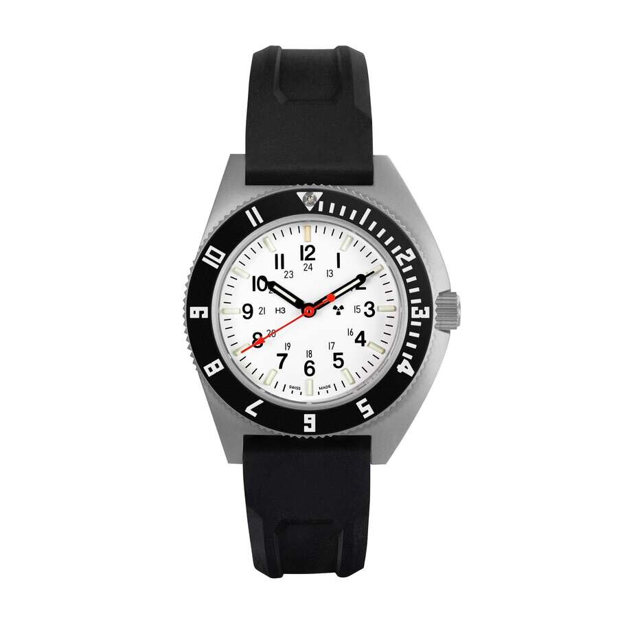 Marathon Ssnav Quartz White Dial Men's Watch WW194001SS-0530