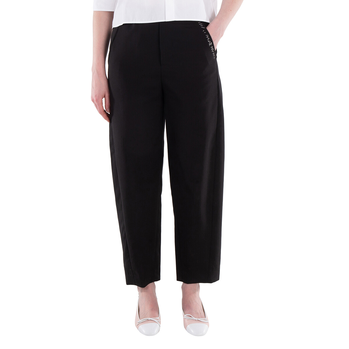 Marni Tropical Wool Cargo Pants, Brand Size 50 ( US Size 34