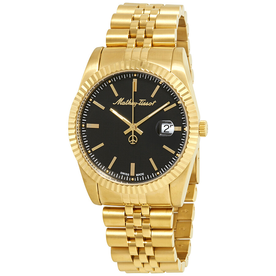 Mathey-Tissot Mathey III Quartz Black Dial Men's Watch H810PN