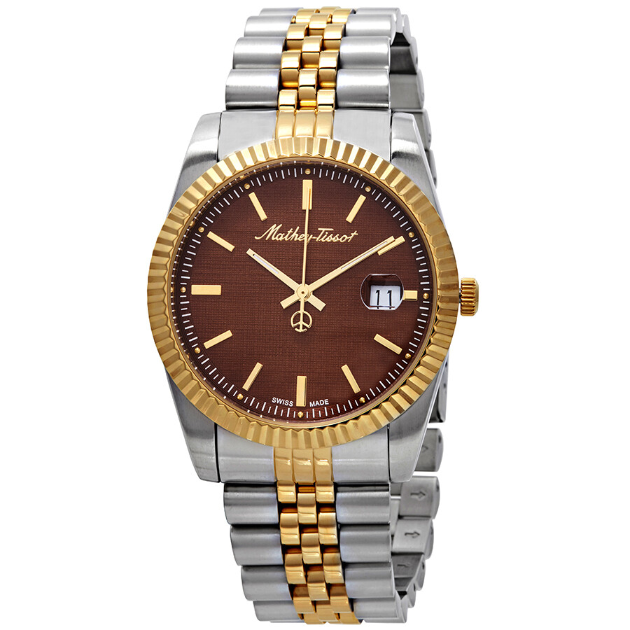 Mathey-Tissot Rolly III Brown Dial Men's Watch H810BM