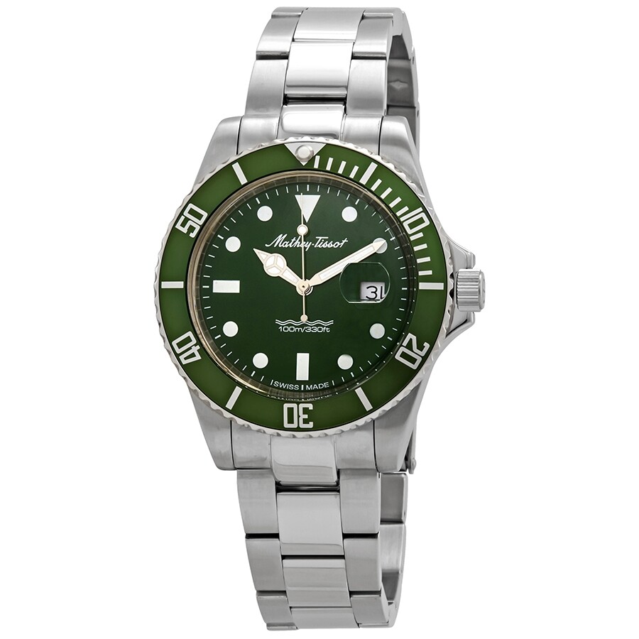 Mathey-Tissot Mathey Vintage Quartz Green Dial Men's Watch H9010AV