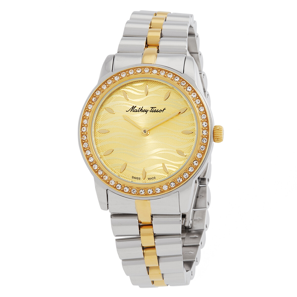 Mathey-Tissot Artemis Quartz Crystal Champagne Dial Ladies Watch D10860BQDI