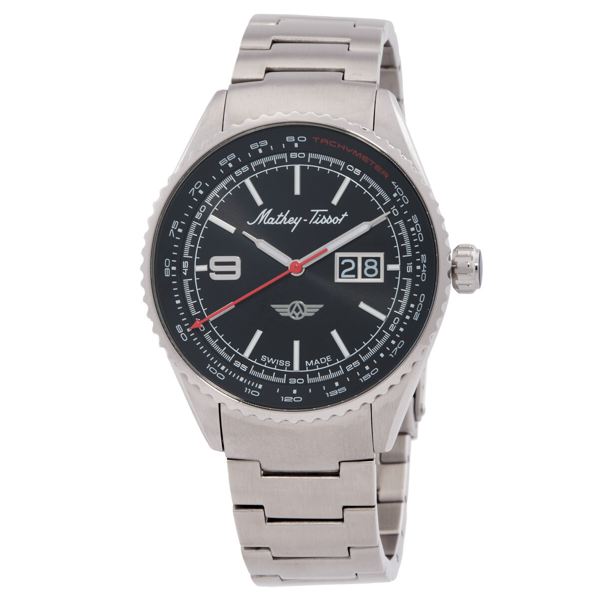 Mathey-Tissot Atlas Quartz Black Dial Men's Watch MTWG9001103