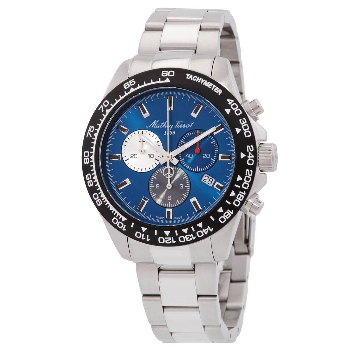 Mathey-Tissot Chrono II Chronograph Quartz Blue Dial Men's Watch H938CHABU