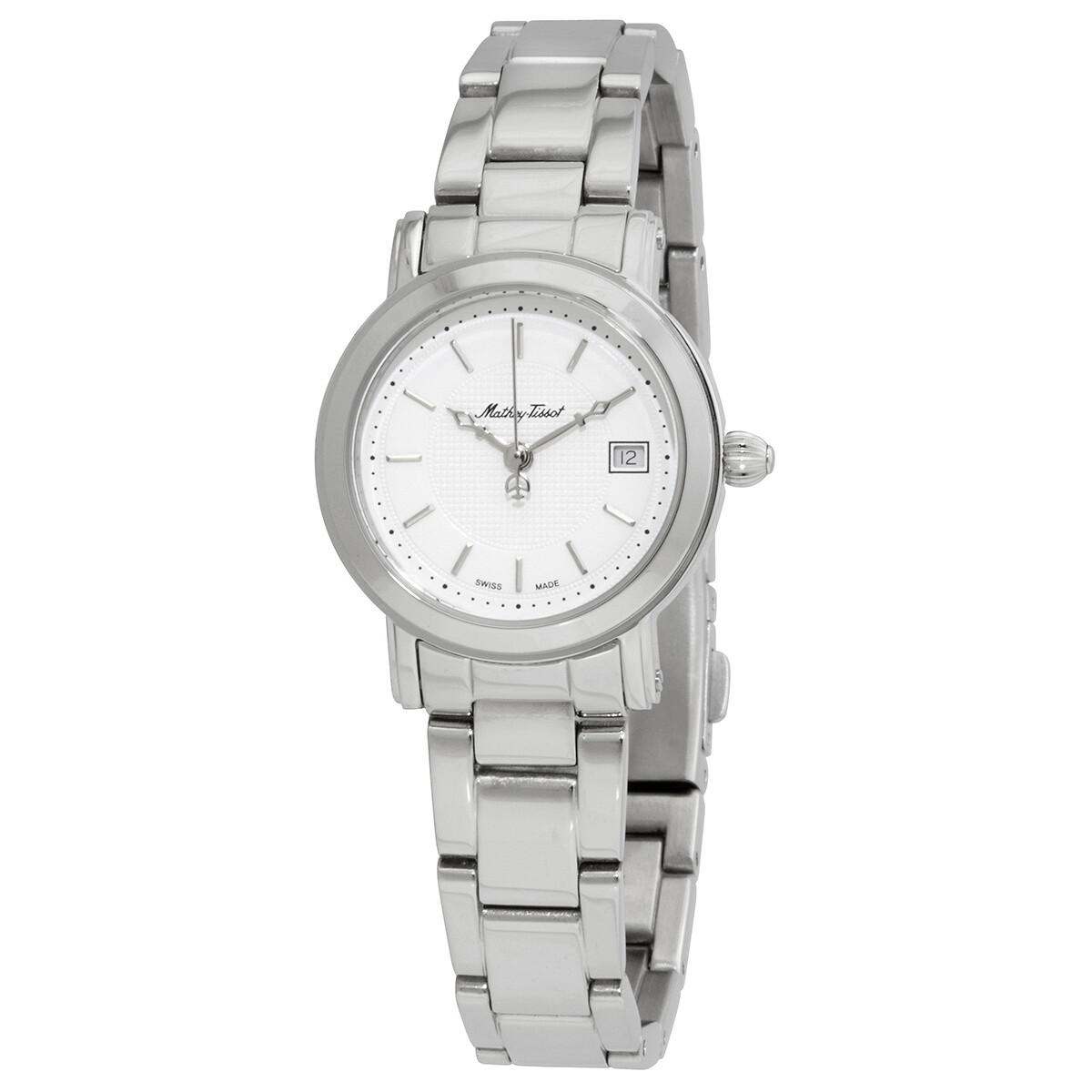 Mathey-Tissot City Metal Quartz Silver-tone Ladies Watch D31186MAI