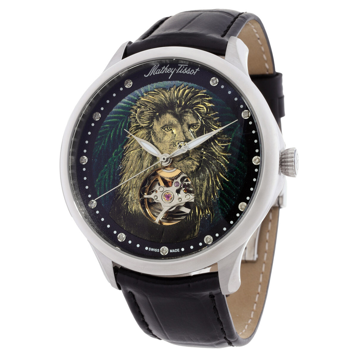 Mathey-Tissot Edmond Auto Handcrafted Multi-Color Dial Men's Watch MC1886ALIO