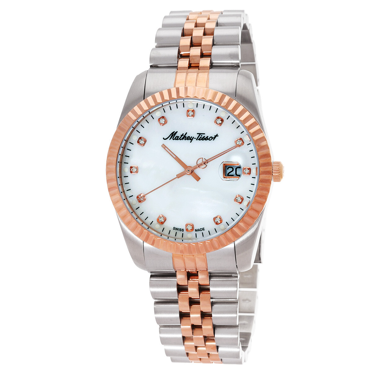 Mathey-Tissot Mathy II Quartz White Dial Men's Watch H710RA