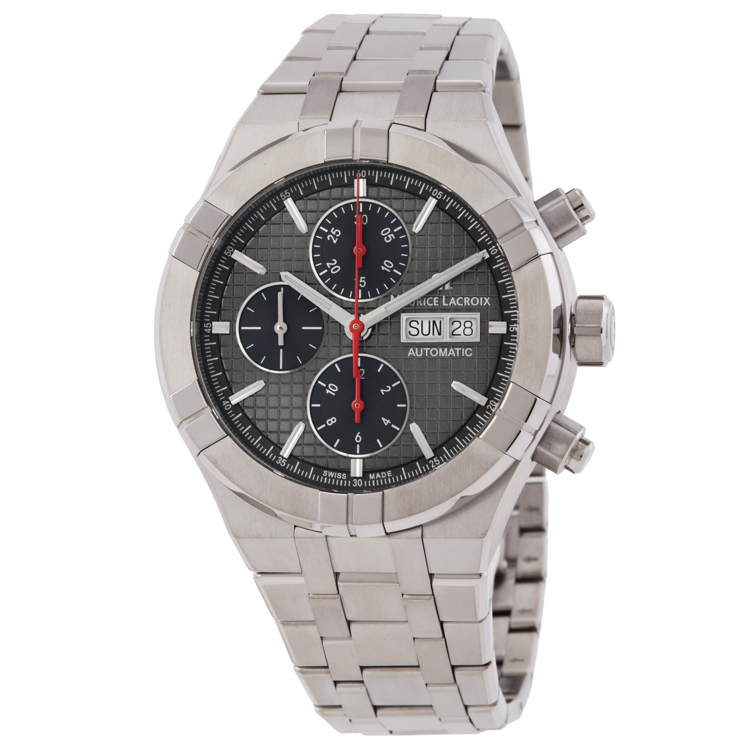 Maurice Lacroix Aikon Chronograph Automatic Grey Dial Men's Watch AI6038-TT03F-331-A
