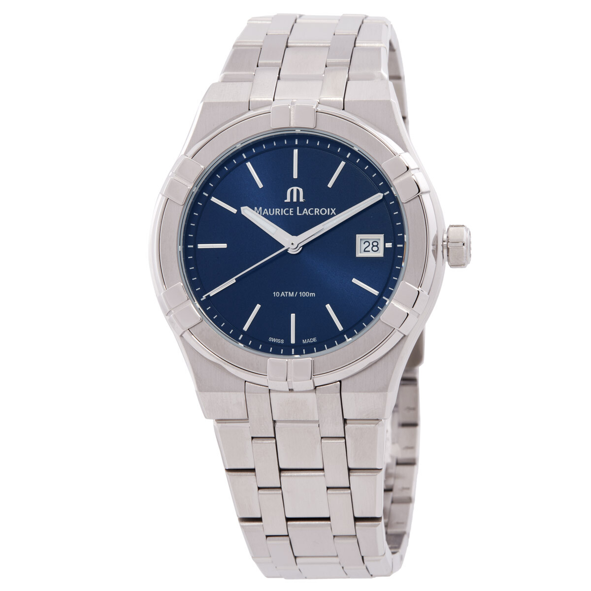 Maurice Lacroix Aikon Quartz Blue Dial Men's Watch AI1108-SS002-430-1