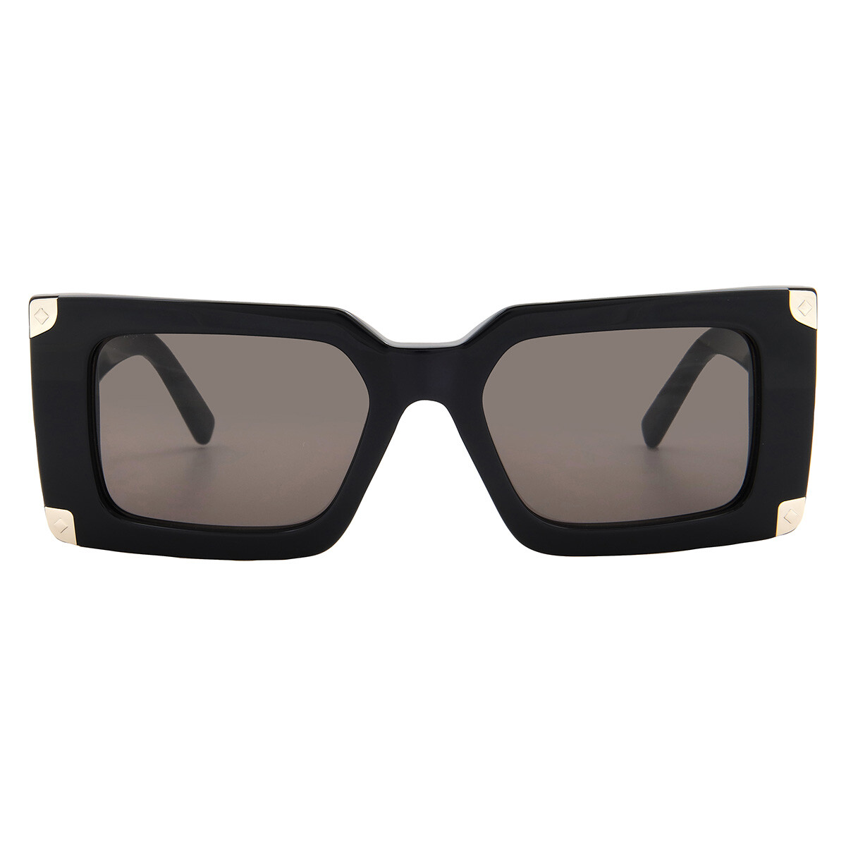 MCM Grey Gradient Rectangular Ladies Sunglasses MCM616SA 001