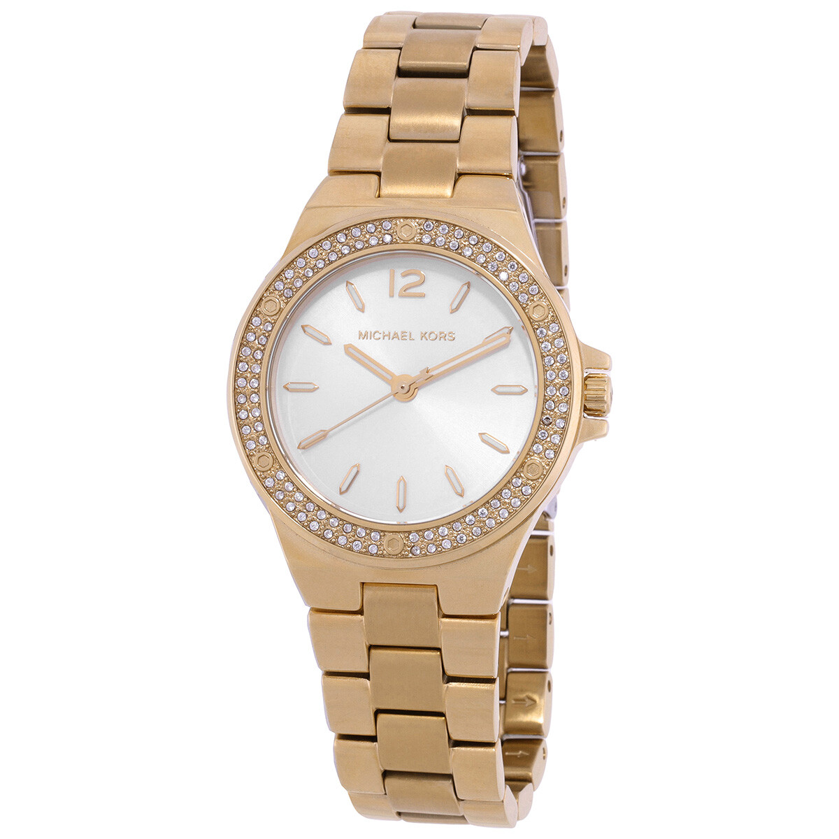 Michael Kors Lennox Quartz Crystal White Dial Ladies Watch MK7278