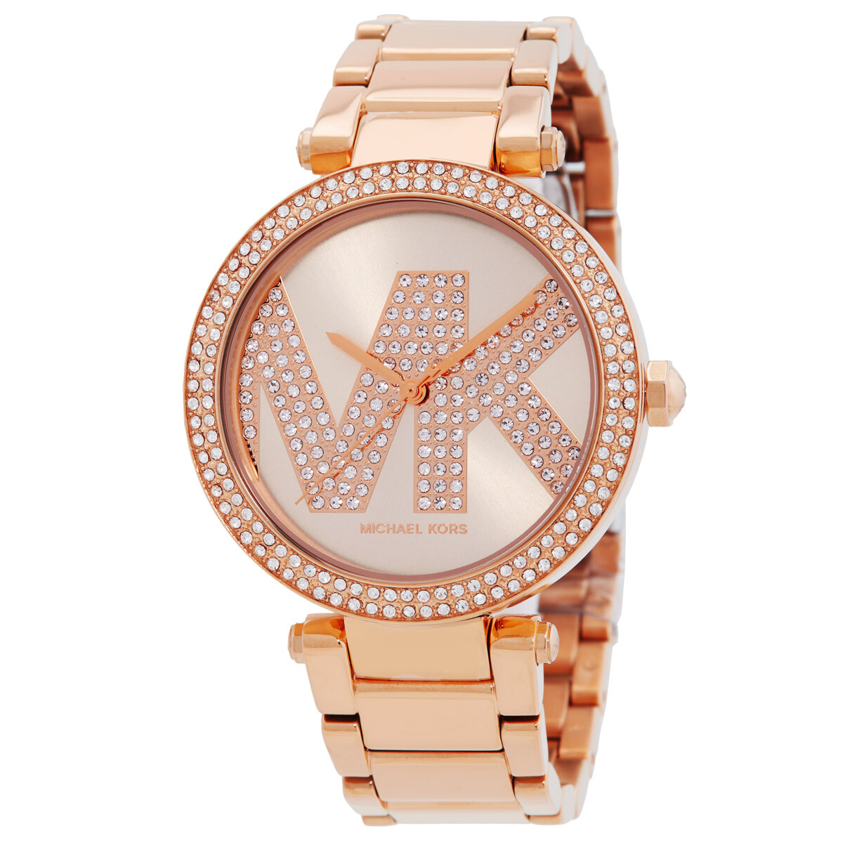 Michael Kors Bradshaw Chronograph Rose Dial Ladies Watch