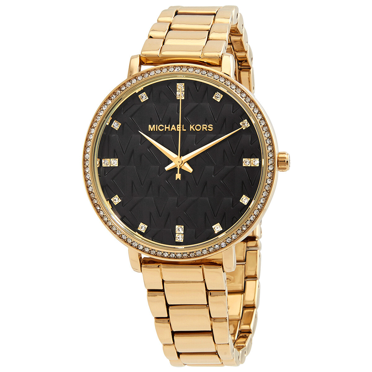 MICHAEL KORS ブラック 時計 マイケル コース ブラッドショー クロノグラフ ブラック
