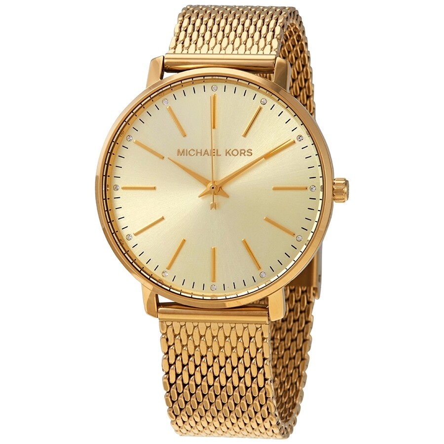 MICHAEL KORS 腕時計 MK5605 ゴールド【美品】 Michael Kors Original MK5605 Unisex Bradshaw Gold