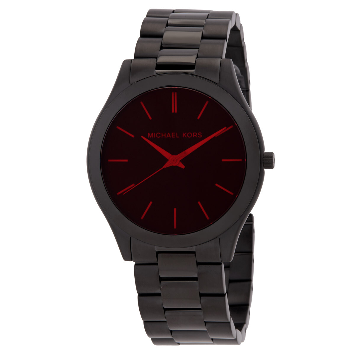 mk Michael Kors Mercer Black Silicone Mens Watch MK8322 for