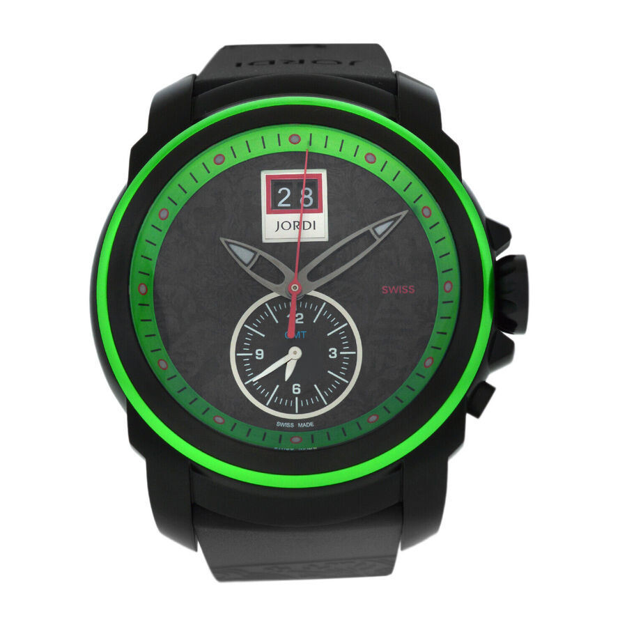 Michel Jordi Mega Icon Spicy Quartz Black Dial Men's Watch 3001100301