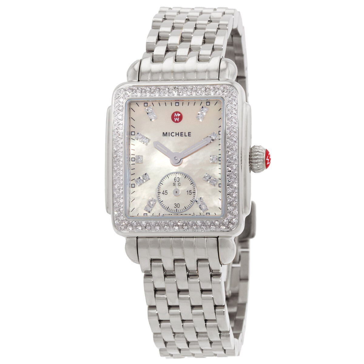 Michele Deco Mid Quartz Diamond Ladies Watch MWW06V000131