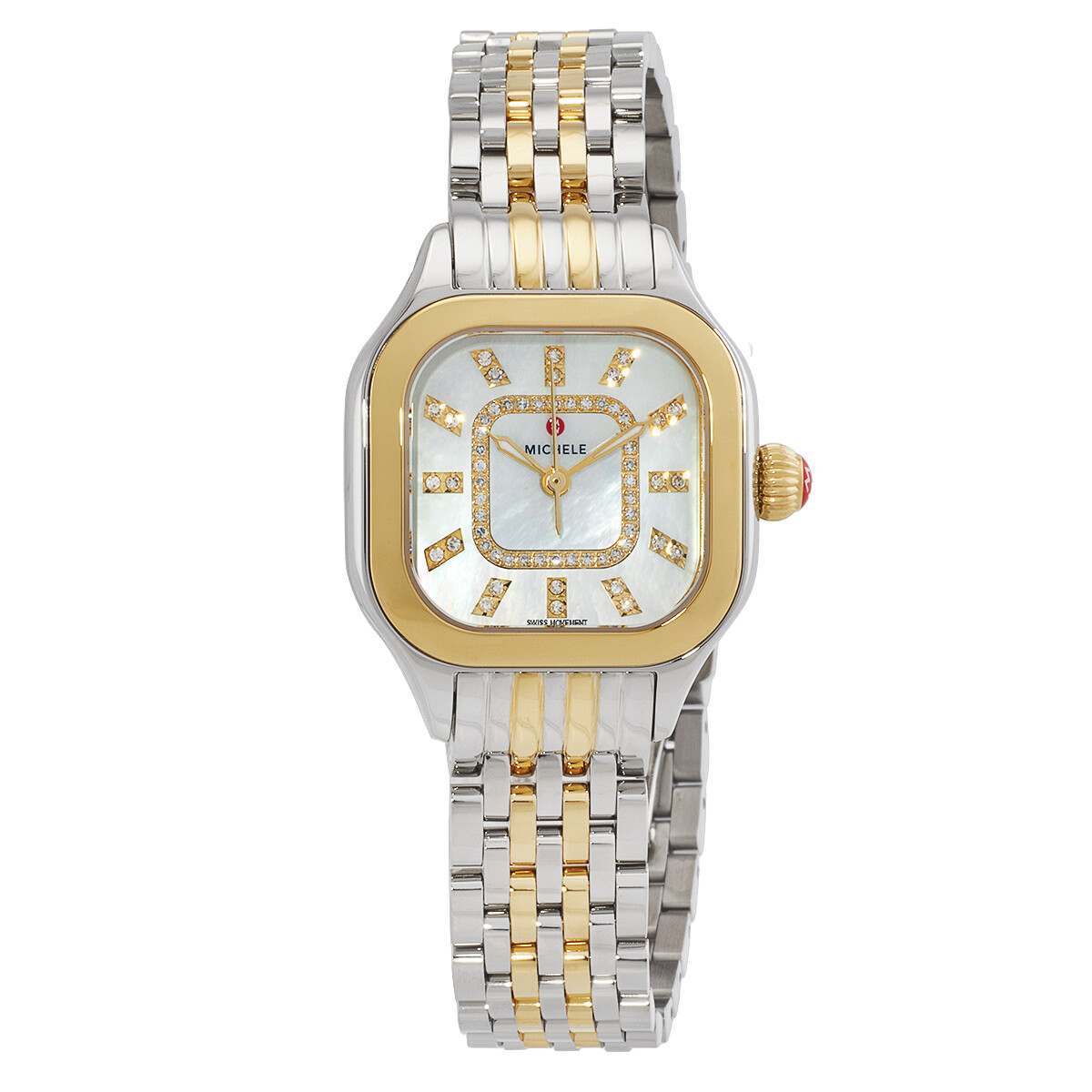 Michele Park Jelly Bean 腕時計　ホワイト Michele Jelly Bean Tahitian Women's Watch MWW12F000013 | WatchMaxx