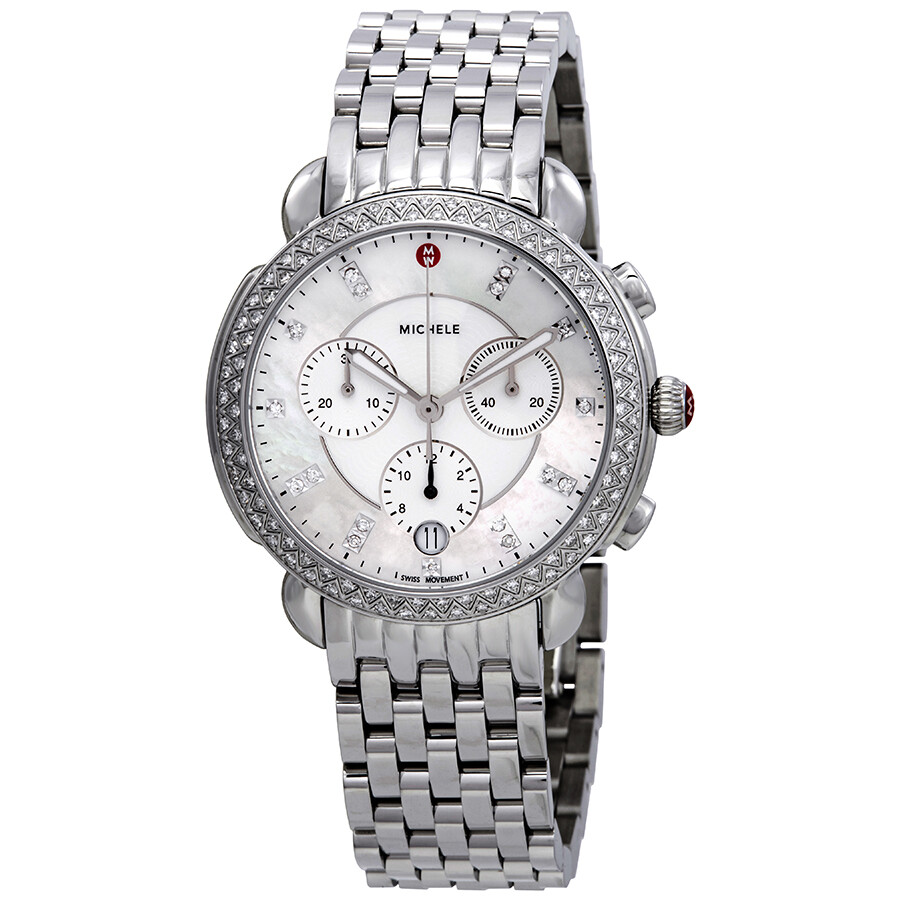 Michele Sidney Chronograph Diamond Ladies Watch MWW30A000001