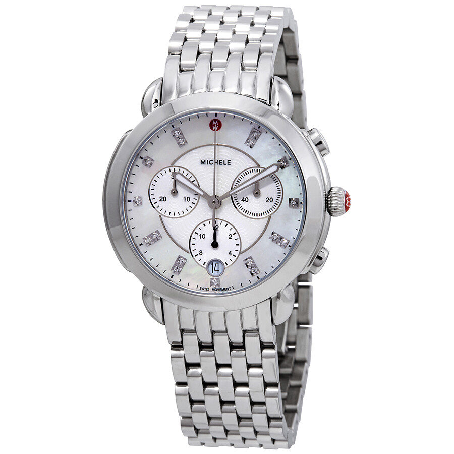 Michele Sidney Chronograph Diamond Ladies Watch MWW30A000015
