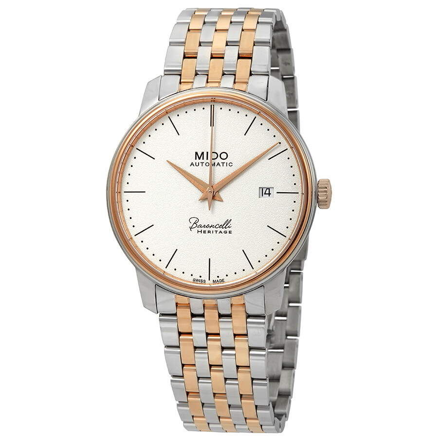 Mido Baroncelli Heritage Automatic White Dial Men's Watch M027.407.22.010.00