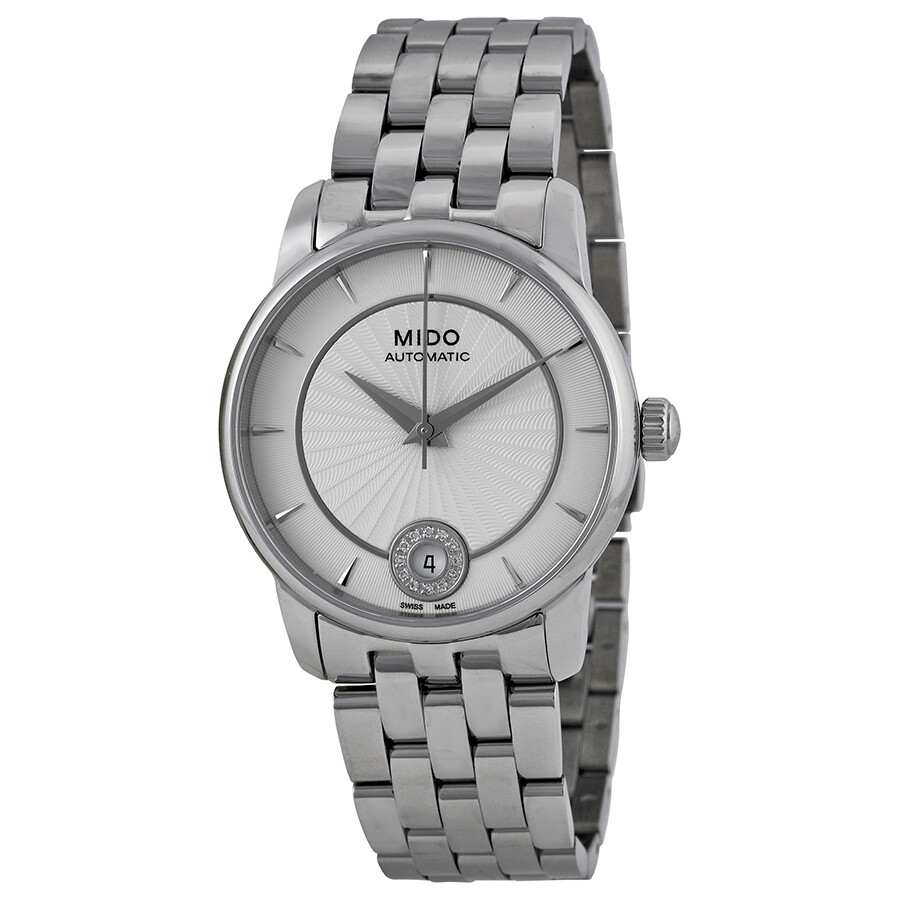 Mido Baroncelli Silver Dial Ladies Watch M0072071103600