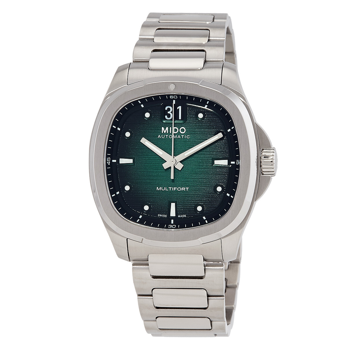 Mido Multifort TV Big Date Automatic Green Dial Men's Watch M0495261109100