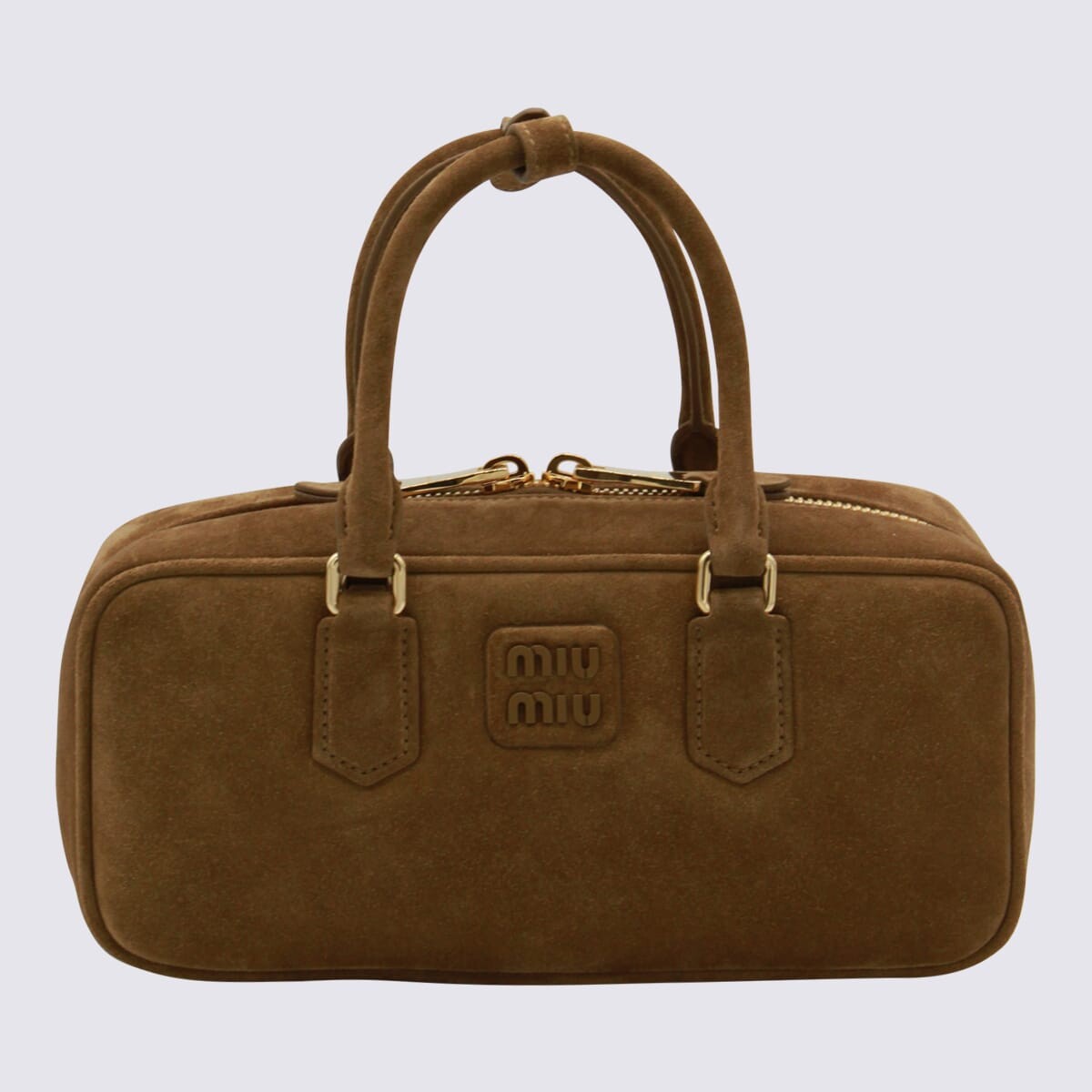 Miu Miu Dark Brown Leather Top Handle Bag 5BB172VOOO2CRWF0NBL