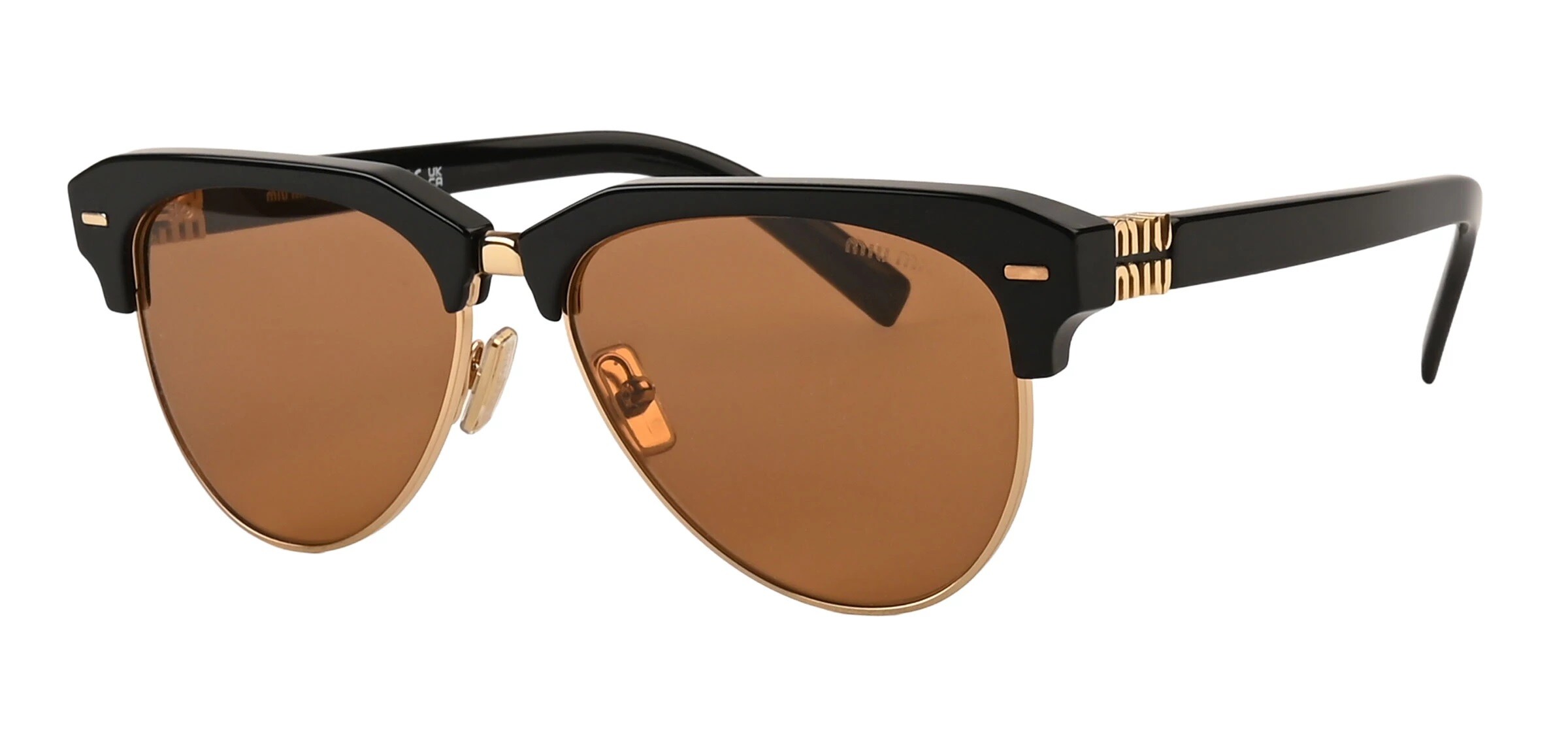 Miu Miu Orange Cat Eye Ladies Sunglasses MU 07ZS 14T07V 56