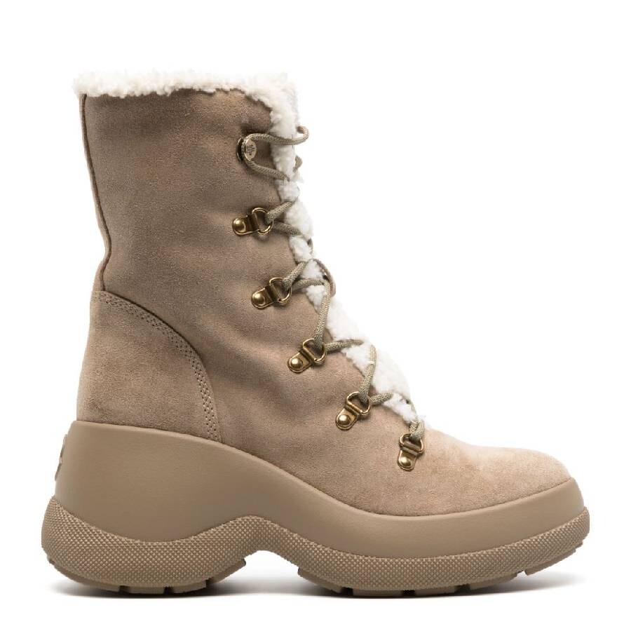 Moncler Hyke Desertyx Zip And Lace-Up Boots, Brand Size 43