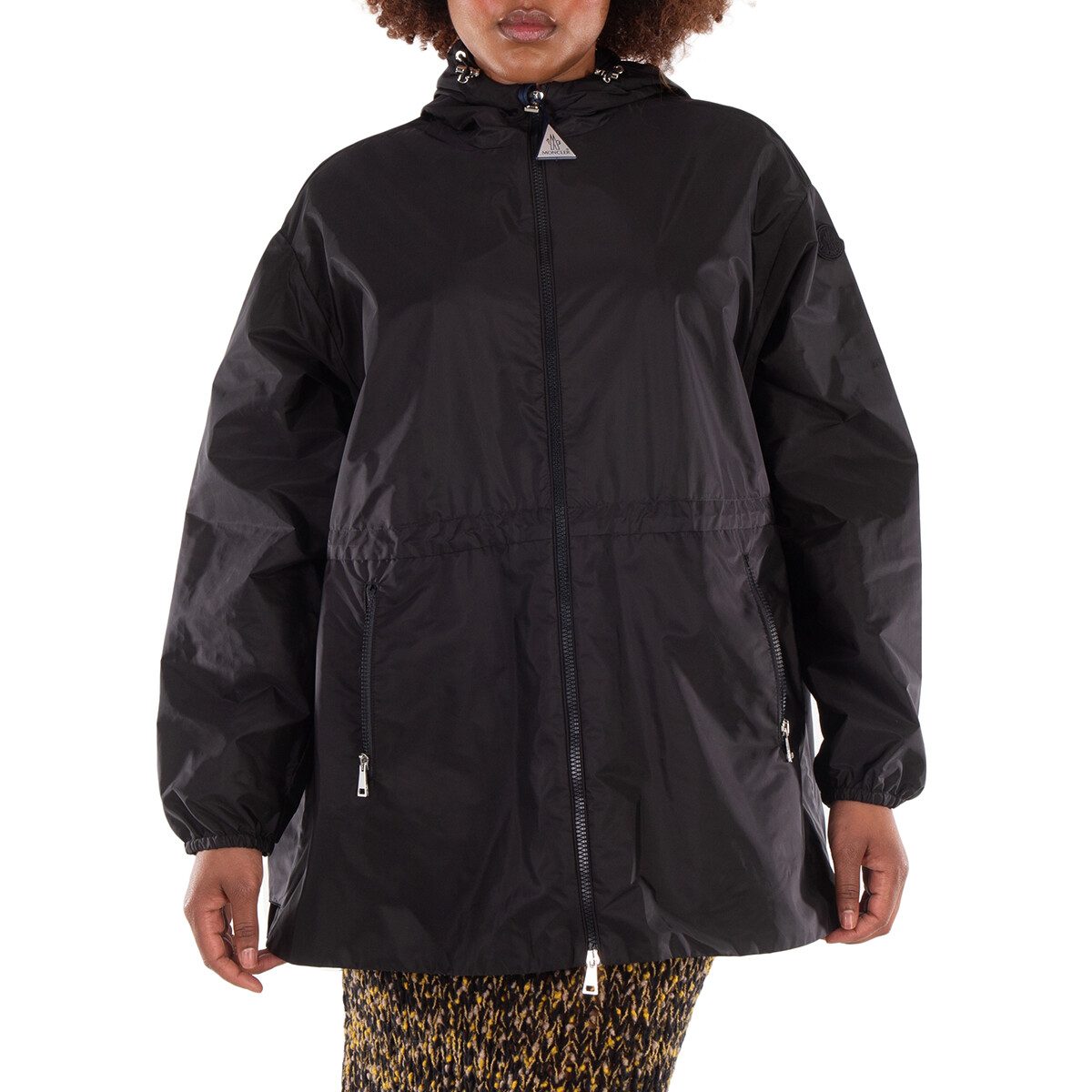 Moncler Crystal Logo Cotton Sweatshirt, Size Small