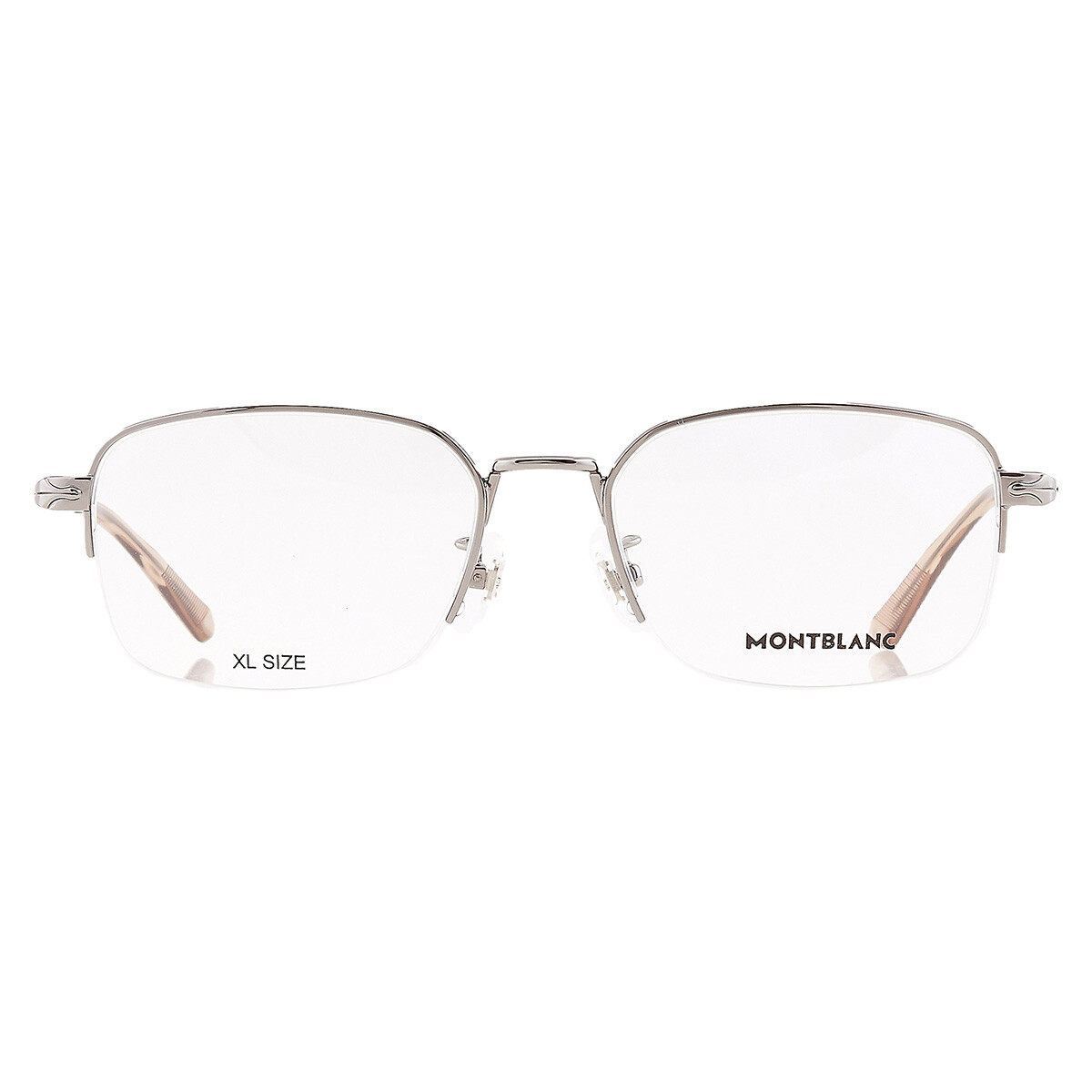 MONTBLANC / メガネ/ベッコウ柄/CLR/メンズ/MB0289 Montblanc Demo Rectangular Men's Eyeglasses MB0289O 001 53