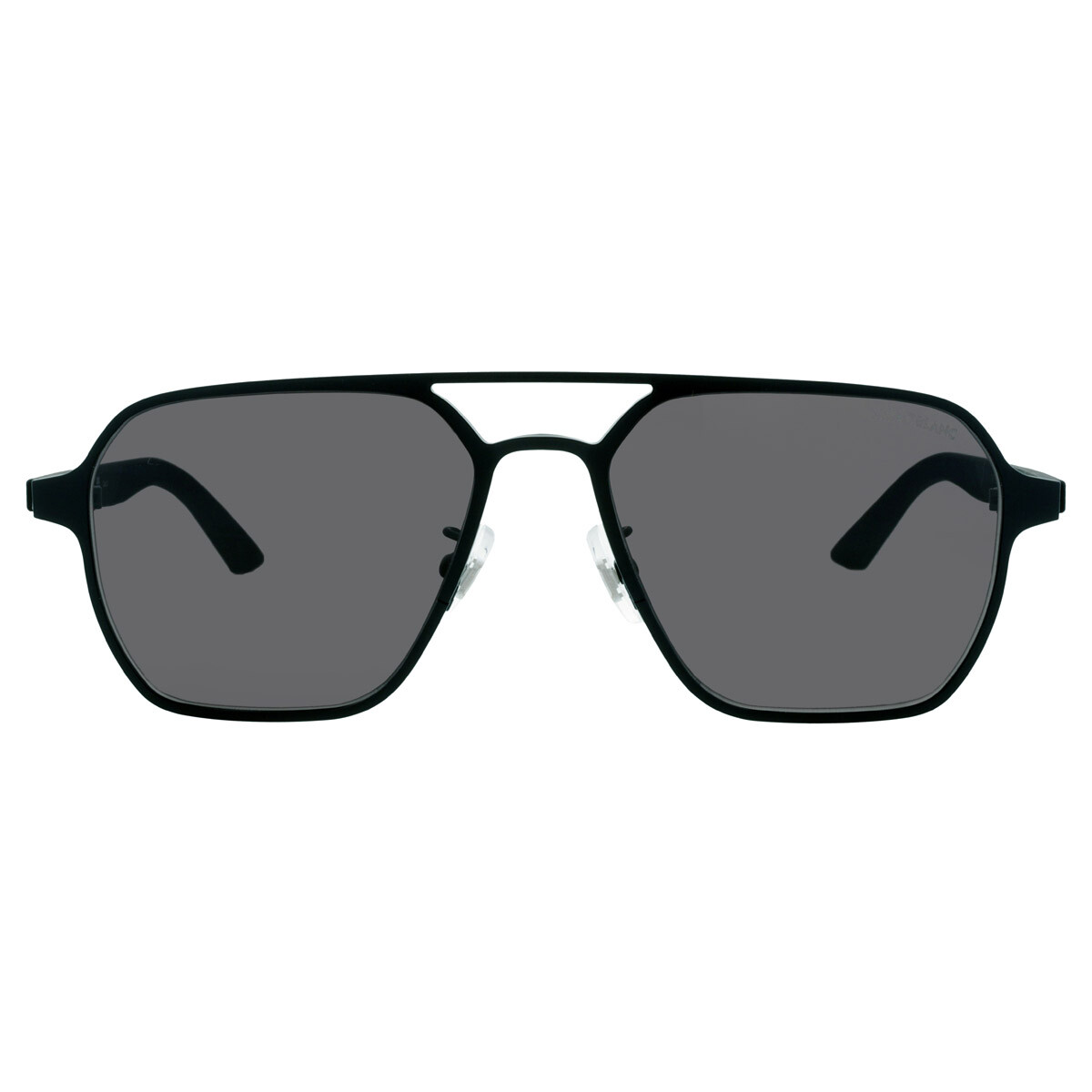 Montblanc Grey Square Men's Sunglasses MB0258SA 003 55