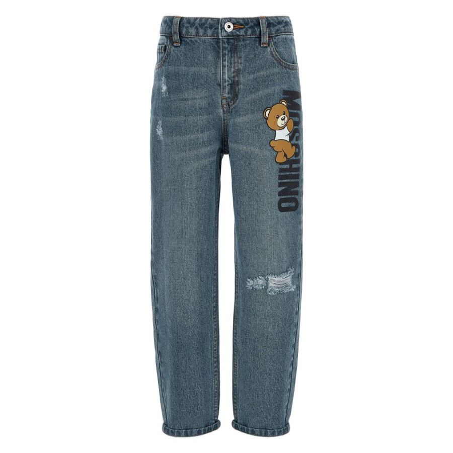 Moschino Ladies Multi-panel Design Trousers, Brand Size 38